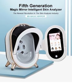 Macchina dorata dell'analizzatore della pelle 3d con Ipad, servizio del Odm dell'analizzatore della pelle del fronte